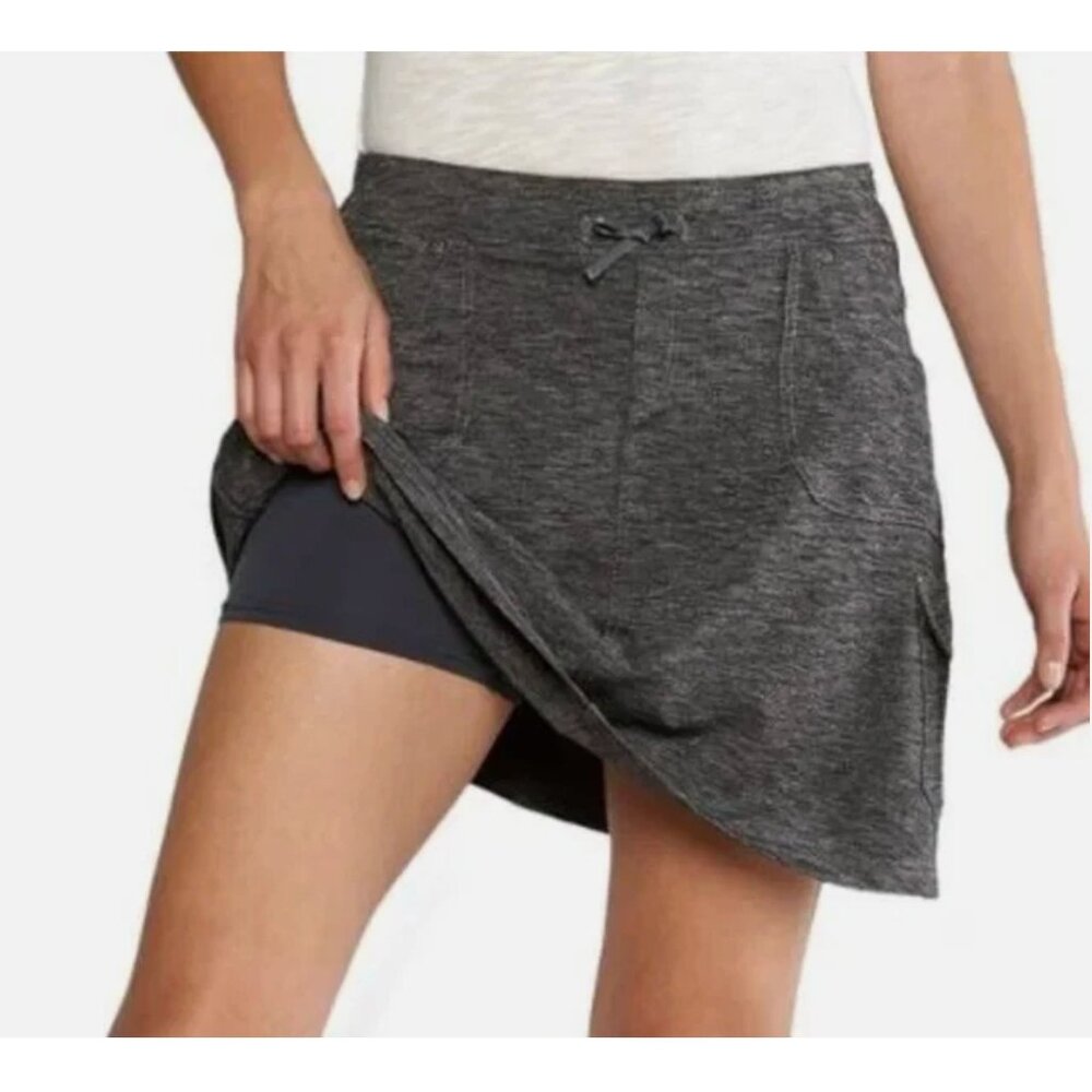 Kuhl Mova Hiking Skort w/Pockets Womens Size S Charcoal Gray Skirt Short Stretch